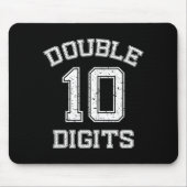 Double Digits 10th Birthday 10 Year Old Mousepad (Vorne)