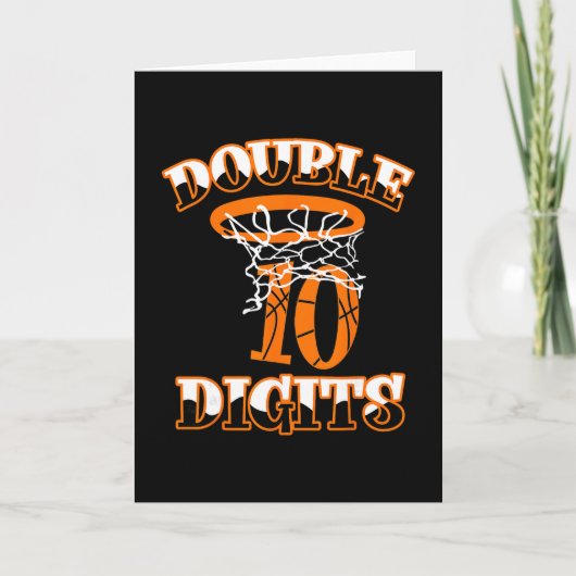 Double Digits Birthday Decorations Boy 10 Sketll 1 Karte (Vorderseite)