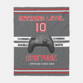 Double digits! Perfect Ten Year old Birthday  Flee Fleecedecke (Vorderseite)