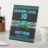 Double digits! Perfect Ten Year old Birthday Sockelschild (In SItu)