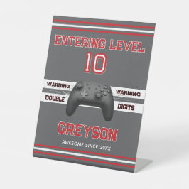 Double digits! Perfect Ten Year old Birthday  Sockelschild