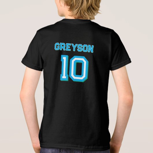 Double digits! Perfect Ten Year old Birthday Tri-Blend Shirt (Rückseite)