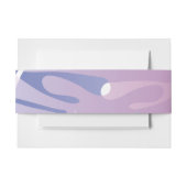 Double Doves B'nai Mitzvah Envelope Wrap Einladungsbanderole (Vorderseite Beispiel)