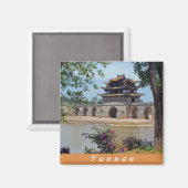 Double Dragon Bridge, Chenguan, Yunnan - China Magnet (Vorderseite/Rückseite)
