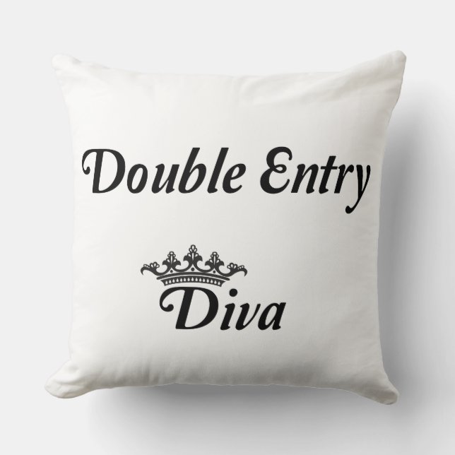 Double Entry Diva Kissen (Vorderseite)