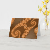Double Espresso Greetings Card Karte (Gelbe Blume)