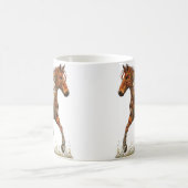 Double Exposure Horse Mug–Forest and Freedom Verwandlungstasse (Mittel)