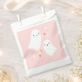 Double Ghost Pink Halloween Geschenktütchen (Ausgeschnitten)