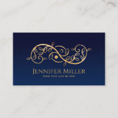 Double Golden Spiral und Yin Yang Visitenkarte (Vorderseite)