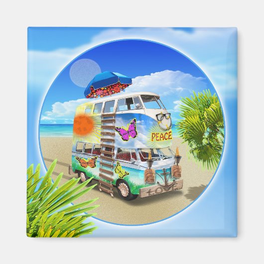 Double Groovy Kühlschrank Magnet (Vorne)