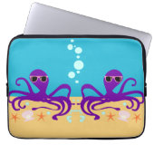 Double Groovy Octopus Laptopschutzhülle (Vorderseite)