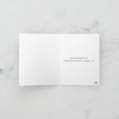 Double Happiness Lanterns Wedding Thank You Cards Dankeskarte (Innenseite)