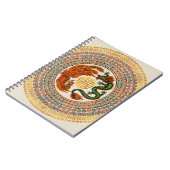 Double Happy Symbol mit Phoenix und Dragon Notizblock (Linke Seite)