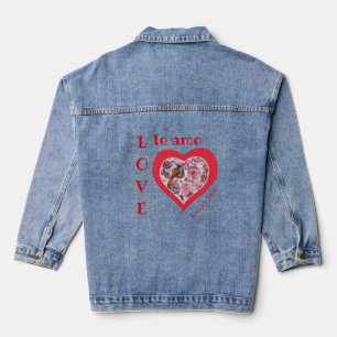 Double HeartPassionred Jeansjacke
