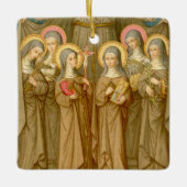 Double Image SIx Poor Clare Saints (SAU 027) Keramikornament (Vorderseite)