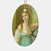 Double Image St. Agatha (M 003) Keramikornament (Links)