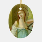 Double Image St. Agatha (M 003) Keramikornament (Vorne)