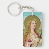 Double Image St. Agnes of Rome (BC 01) Schlüsselanhänger (Vorderseite)