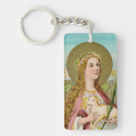 Double Image St. Agnes of Rome (BC 01) Schlüsselanhänger