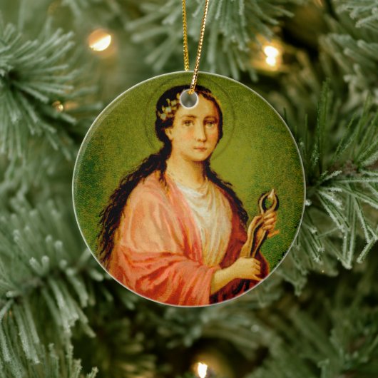 Double Image St. Apollonia (BLA 001) Keramik Keramikornament (Baum)