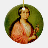 Double Image St. Apollonia (BLA 001) Keramik Keramikornament (Hinten)