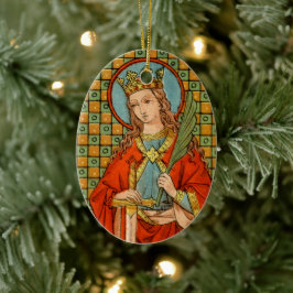 Double Image St. Barbara (JP 01) Keramikornament