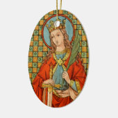 Double Image St. Barbara (JP 01) Keramikornament (Links)