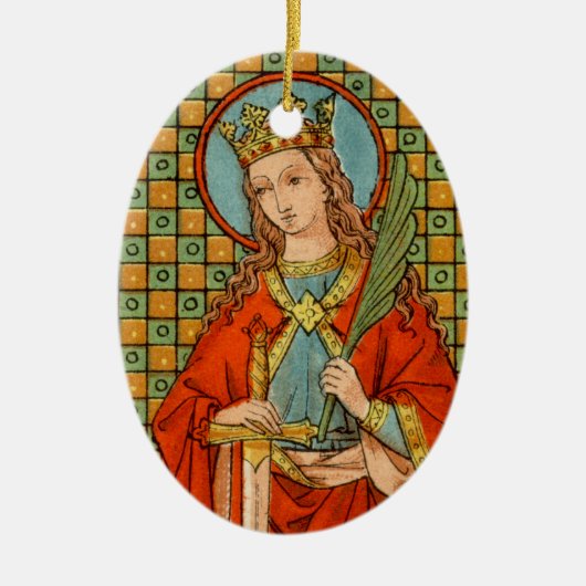 Double Image St. Barbara (JP 01) Keramikornament (Vorne)