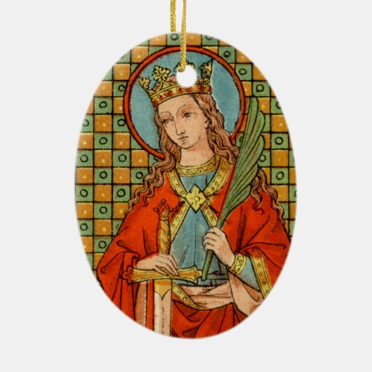 Double Image St. Barbara (JP 01) Keramikornament (Hinten)