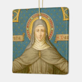 Double Image St. Clare of Assisi (SAU 027) Keramikornament (Links)