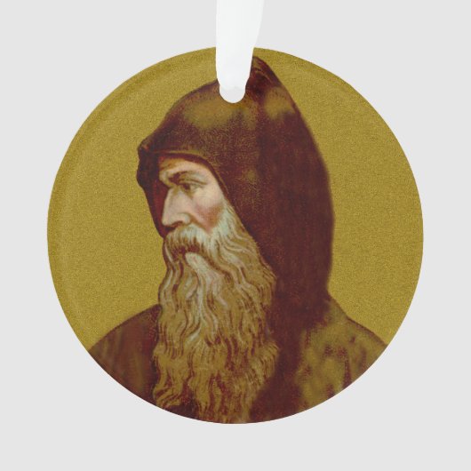 Double Image St. Cyril the Monk (M 002) Circ Acryl Ornament (Vorderseite)