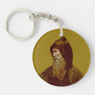 Double Image St. Cyril the Monk (M 002) Schlüsselanhänger