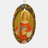 Double Image St. Stephen the ProtoMartyr (PM 08) Keramik Ornament (Rechts)