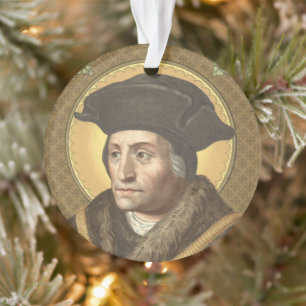 Double Image St. Thomas More (SAU 026) CircAcrylic Ornament