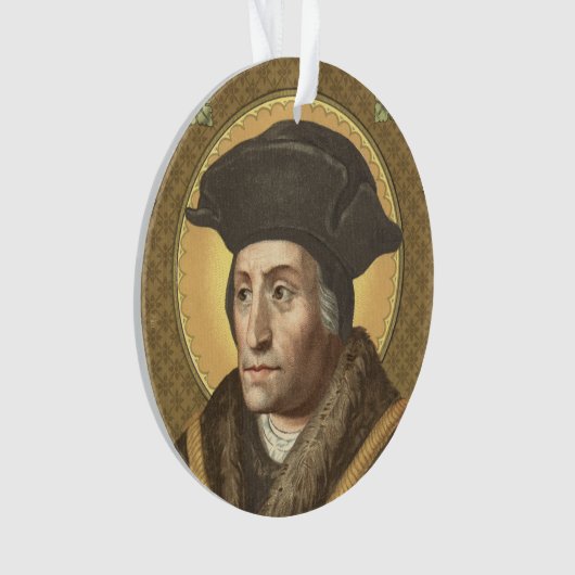 Double Image St. Thomas More (SAU 026) CircAcrylic Ornament (Vorderseite)