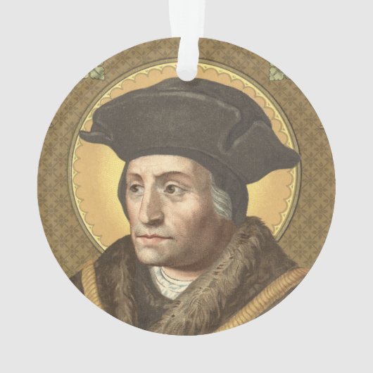 Double Image St. Thomas More (SAU 026) CircAcrylic Ornament (Rückseite)