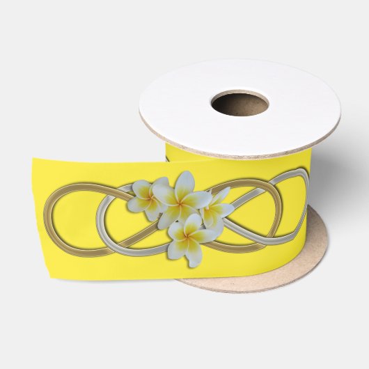Double Infinity BiColor Frangipani + Ihr Backgr. Satinband (Spule)
