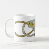 Double Infinity BiColor Frangipani Kaffeetasse (Links)