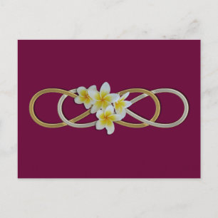 Double Infinity BiColor Frangipani Postkarte