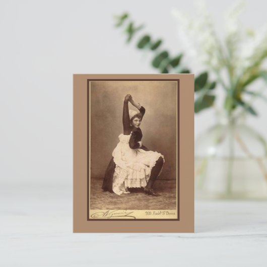 Double Jointed Circus Performer auf Karten (Stehend Vorderseite)