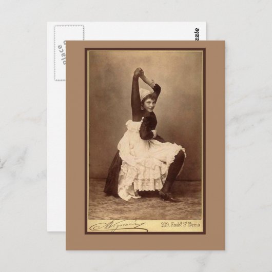 Double Jointed Circus Performer auf Karten (Vorne/Hinten)