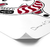 Double Killer Whale Tsimpsian Art Poster (Ecke)