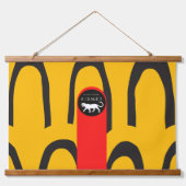 Double Kismet Wandteppich Mit Holzrahmen (Vorderseite 2)