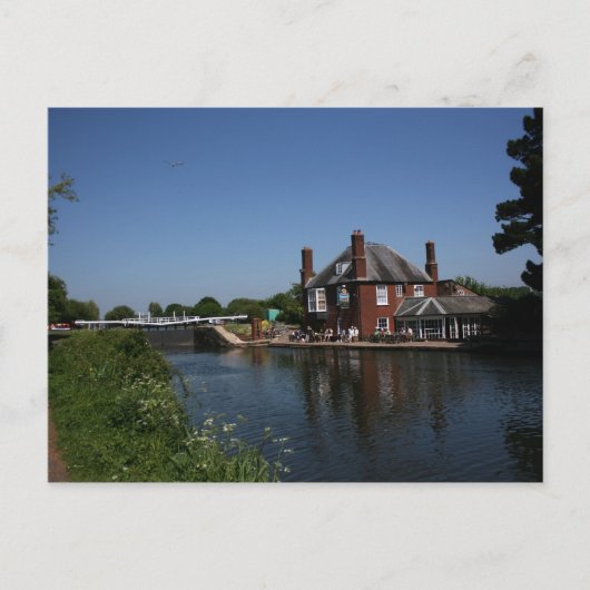 Double Locks Inn, Exeter, Devon, Vereinigtes König Postkarte (Vorderseite)