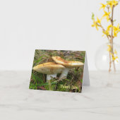 Double Mushroom Note Card Karte (Gelbe Blume)
