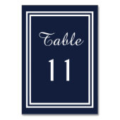 Double Navy Trial - Table Card Tischnummer (Rückseite)