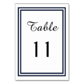 Double Navy Trial - Table Card Tischnummer (Vorderseite)