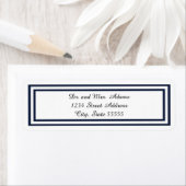 Double Navy Trim - Rücksendeadresse (Insitu)