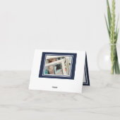 Double Navy Trimm - Dankeschön Card Dankeskarte (Rückseite)