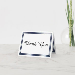 Double Navy Trimm - Dankeschön Card Dankeskarte